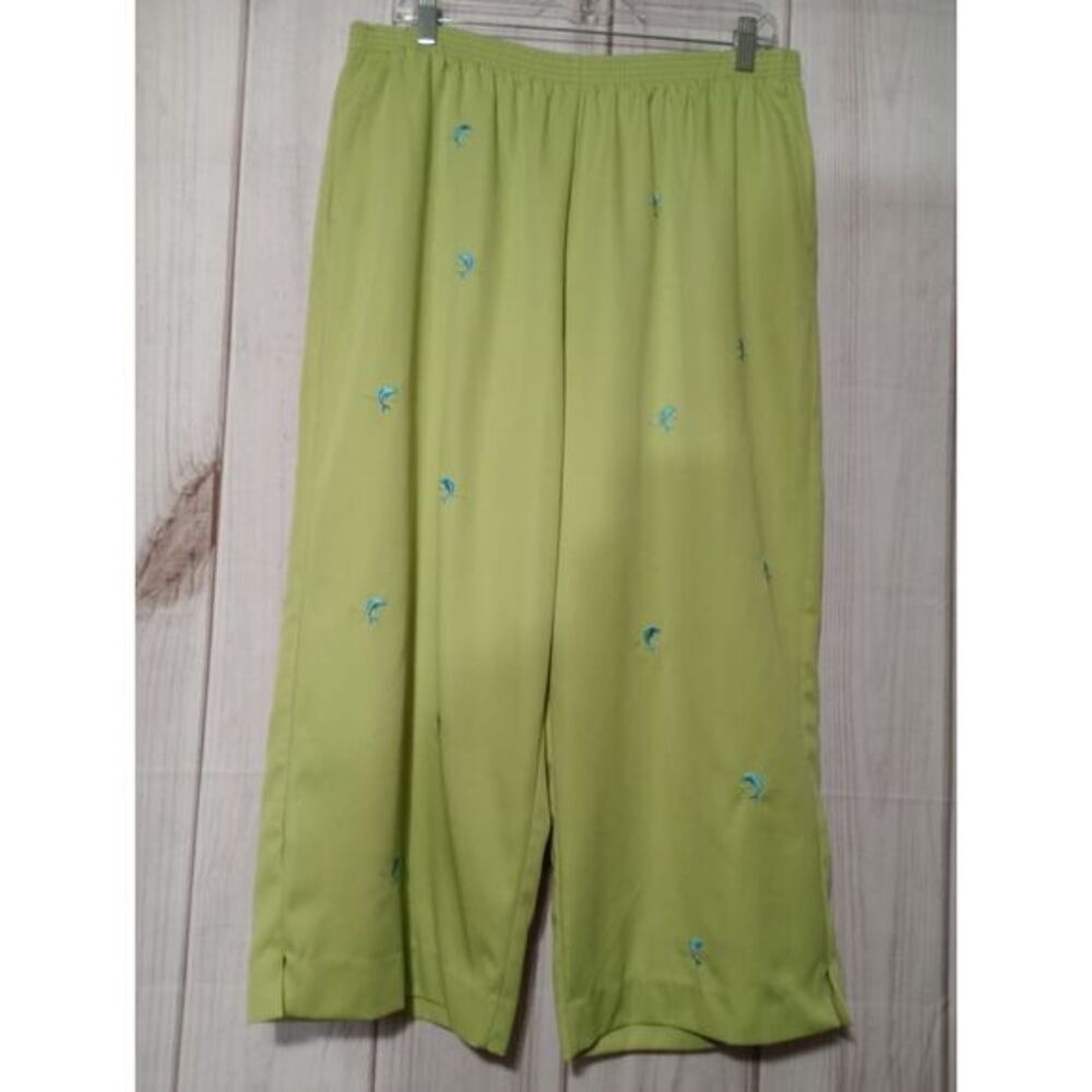 Alfred Dunner‎ Pants Ladies 18W Dolphins